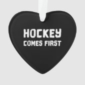 Hockey kommt zuerst ornament (Rückseite)