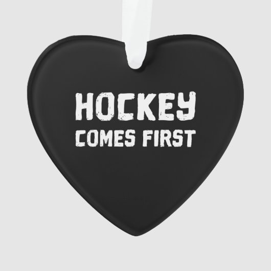 Hockey kommt zuerst ornament (Rückseite)