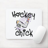 Hockey-Küken-T - Shirts und Geschenke Mousepad (Mit Mouse)