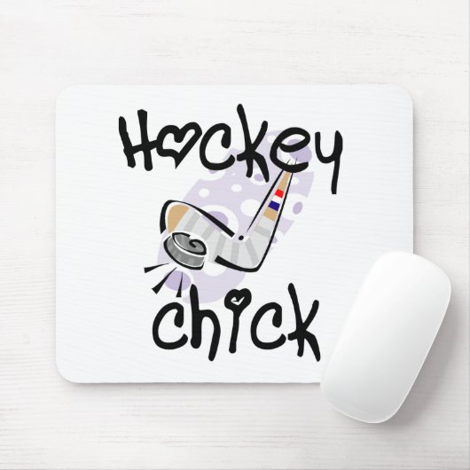 Hockey-Küken-T - Shirts und Geschenke Mousepad (Mit Mouse)