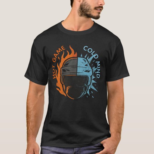 Hockey-Kunst T-Shirt (Vorderseite)