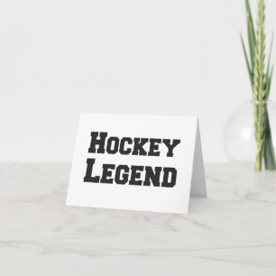 Hockey Legend Blanche bei jedem Anlass Gruß Karte