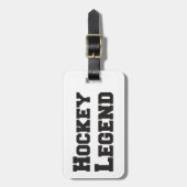 Hockey Legend Gepäckanhänger (Vorderseite vertikal)