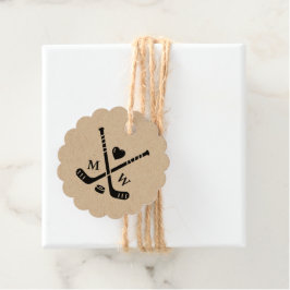 Hockey-Liebe Geschenkanhänger