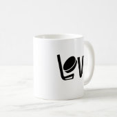 Hockey-Liebe Kaffeetasse (VorderseiteRechts)