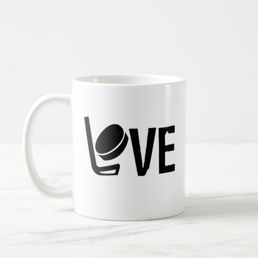 Hockey-Liebe Kaffeetasse (Links)