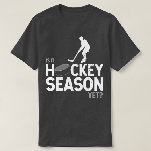 Hockey-Liebhaber können nicht auf Hockey-Saison wa T-Shirt (Design vorne)