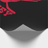 Hockey Lover| Chicagoer Hockey Geschenkpapier (Ecke)