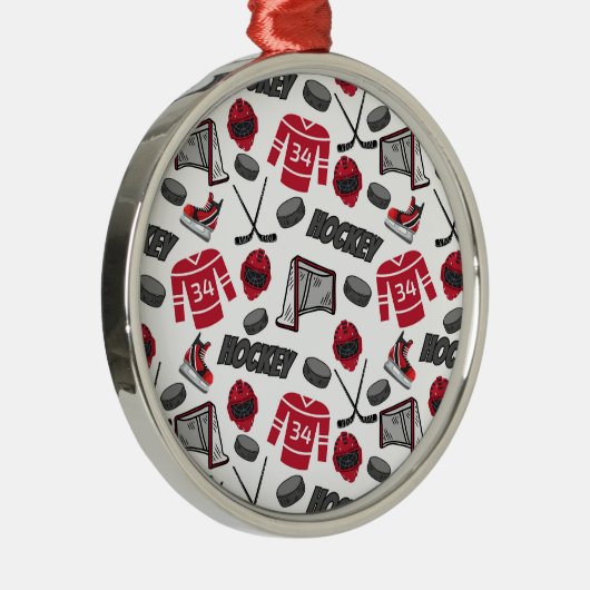 Hockey Lover Christmas Ornament Keepsake (Rechts)