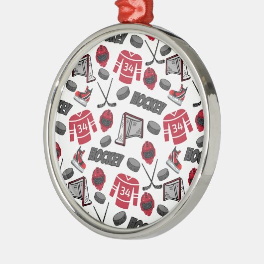 Hockey Lover Christmas Ornament Keepsake (Links)