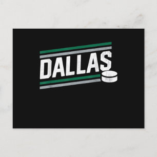 Hockey Lover Cooles Power-Spiel in Dallas Feiertagspostkarte