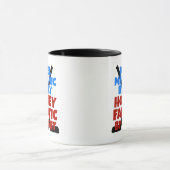 Hockey Lover Diesel Mechanic Tasse (Zentrum)