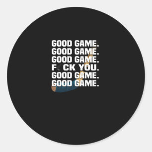 Hockey Lover Dieses Hockeyspiel ist einfach ein Runder Aufkleber