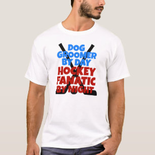 Hockey Lover Dog Groomer T-Shirt