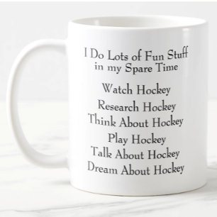 Hockey Lover Player Fan, Was ich in der Freizeit m Kaffeetasse