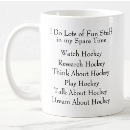 Hockey Lover Player Fan, Was ich in der Freizeit m Kaffeetasse