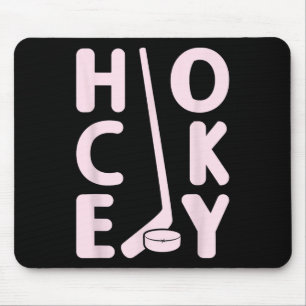 Hockey Mädchen Eishockeyspieler Eishockey Frauen Mousepad