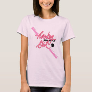 Hockey-Mädchen - geboren zu spielen T-Shirt