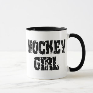 Hockey-Mädchen-Hockey-Mädchen Tasse