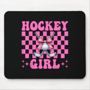 Hockey Mädchen Street-Hockey-Mädchen kokettes Band Mousepad
