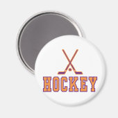 Hockey Magnet (Vorderseite/Rückseite)