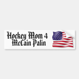 Hockey-Mama 4 McCain Palin Autoaufkleber