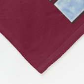 Hockey-Mama-athletischer Schwanz Fleecedecke (Ecke)