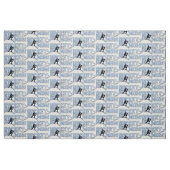 Hockey-Mama-athletischer Schwanz Stoff (Fat Quarter (45,7 x 55,9 cm))