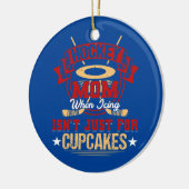 Hockey-Mama beim Icing ist nicht nur für Keramik Ornament (Links)