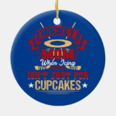 Hockey-Mama beim Icing ist nicht nur für Keramik Ornament (Hinten)