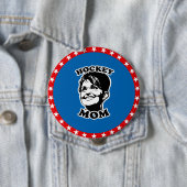 Hockey-Mama Button (Beispiel)