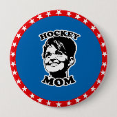 Hockey-Mama Button (Vorderseite)