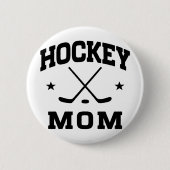 Hockey-Mama Button (Vorderseite)