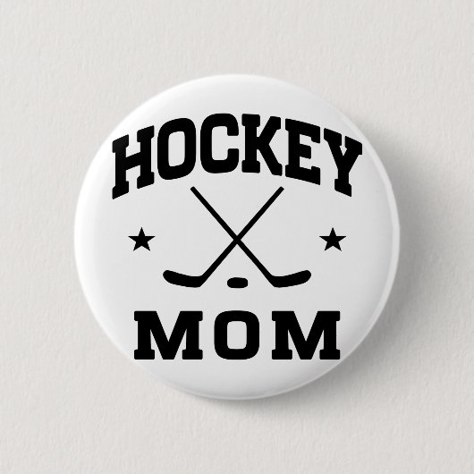 Hockey-Mama Button (Vorderseite)