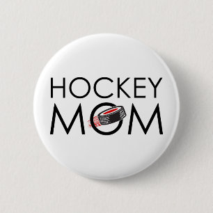 Hockey-Mama Button