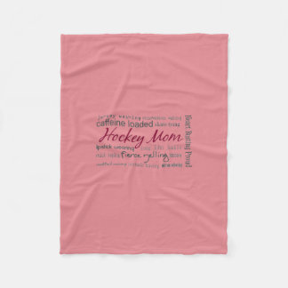 Hockey-Mama - Collagen-Fleece-Decke Fleecedecke
