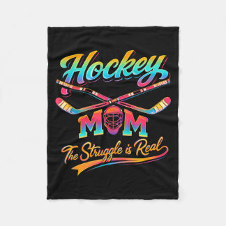 Hockey-Mama Der Kampf Ist Echt Eis-Sport-Eltern Fleecedecke