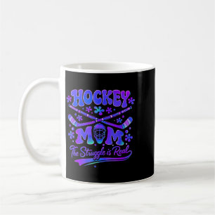 Hockey-Mama Der Kampf Ist Echt Torwartmaske Sticks Kaffeetasse