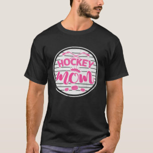Hockey-Mama Eishockey-Spieler für Mama-Mama-Frauen T-Shirt