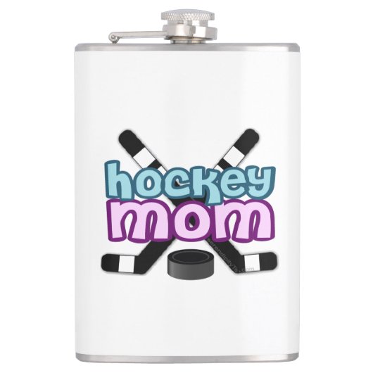 Hockey-Mama Flachmann (Vorderseite)