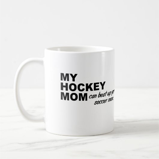 Hockey-Mama Funny Mug Kaffeetasse (Links)