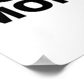 Hockey Mama Funny Poster (Ecke)