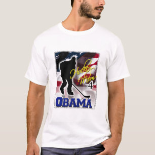 Hockey-Mama für Barack Obama, wählen 2008 Wahlen T-Shirt