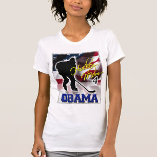 Hockey-Mama für Barack Obama, wählen 2008 Wahlen T-Shirt
