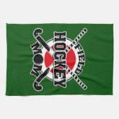 Hockey-Mama Geschirrtuch (Horizontal)