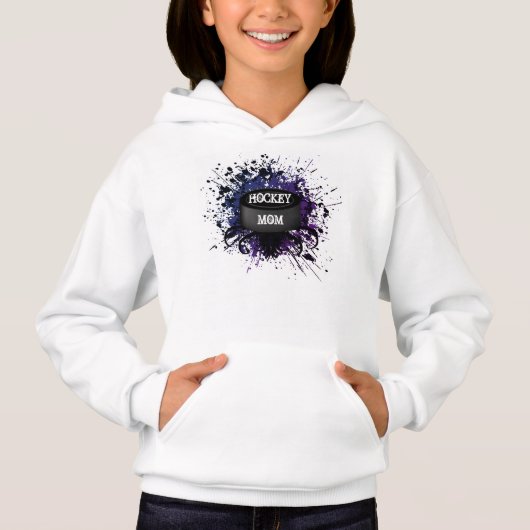 Hockey-Mama Hoodie (Vorderseite)