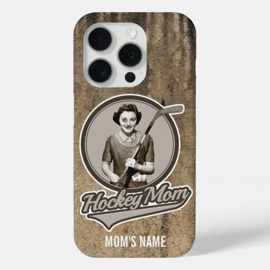 Hockey-Mama iPhone-Gehäuse Case-Mate iPhone Hülle (Rückseite)