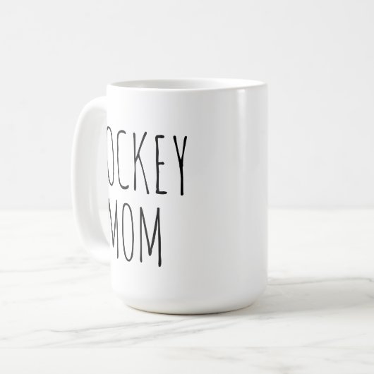 Hockey-Mama Kaffeetasse (Vorderseite Links)