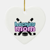 Hockey-Mama Keramikornament (Hinten)