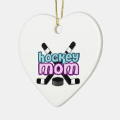 Hockey-Mama Keramikornament (Links)